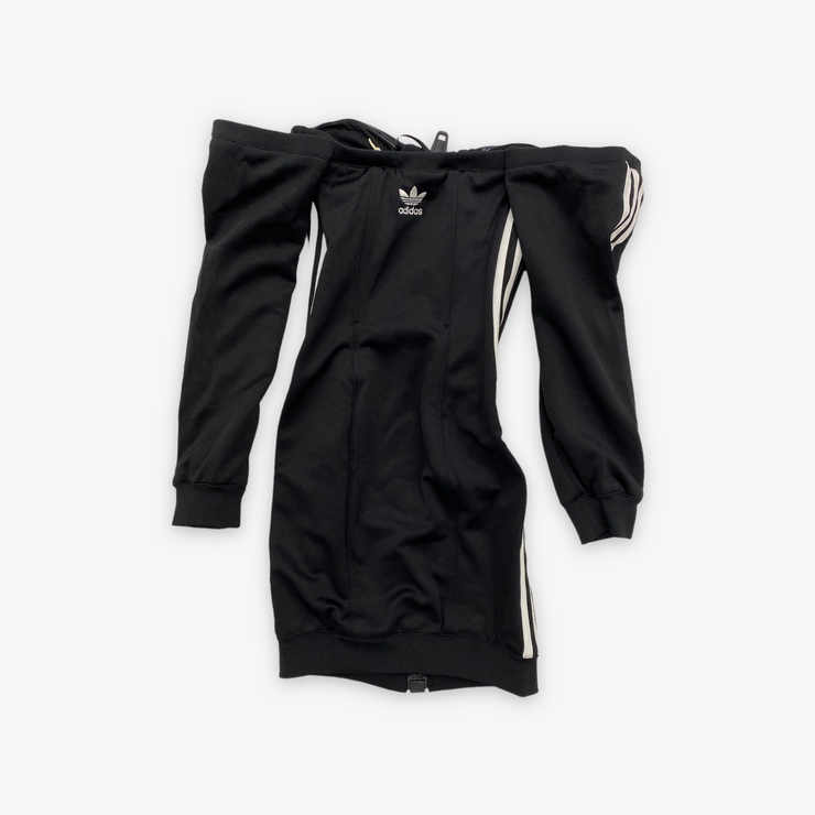Women's Adidas JS Off Shoulder Skirt Black White IA0109