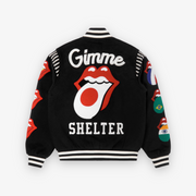 Market Rolling Stones World Flag Varsity Jacket Q4 Quickstrike