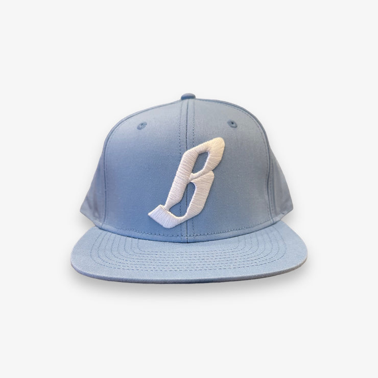 BBC BB "Flying B" Snapback Hat Placid Blue