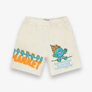 Market Keep Going Sweatshorts Cream