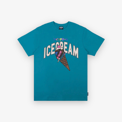 Ice Cream Yikes Stripes SS Tee Biscay Bay