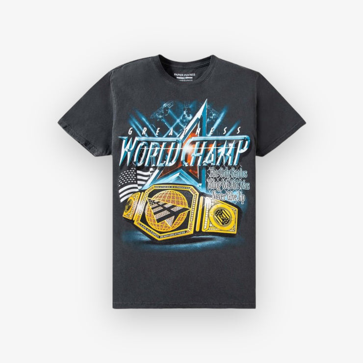 Paper Planes Championship Belt Tee Vintage Black