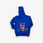 New Era Floral NY Mets Hoodie Blue