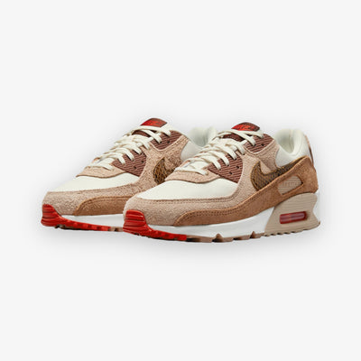 Women's Nike Air Max 90 AMD Pale Ivory Picante Red DX9502-100
