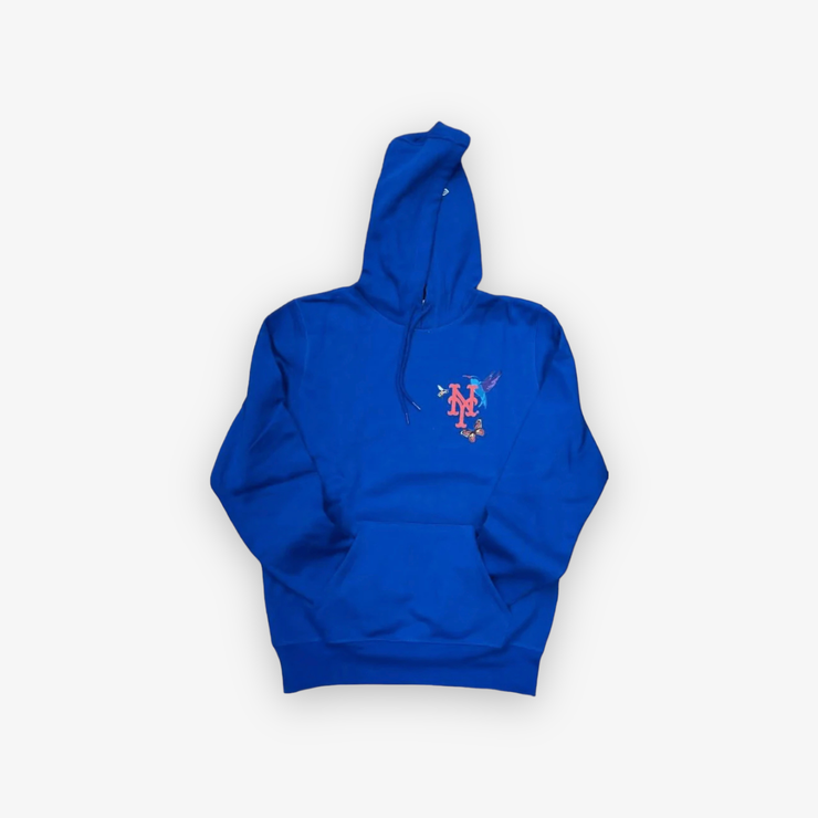 New Era Floral NY Mets Hoodie Blue