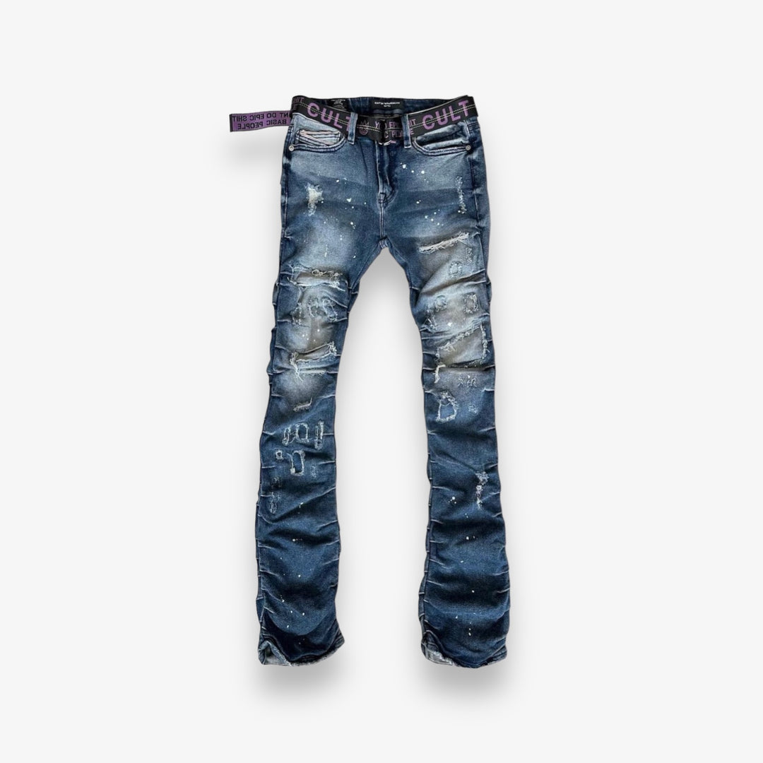 Cult of Individuality HIPSTER NOMAD BOOT BELTED STRETCH Basil