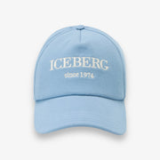 ICEBERG HERITAGE LOGO BASEBALL CAP BLUE