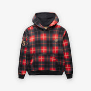 Nike Sportswear Checkered Hoodie Red DV1578-612