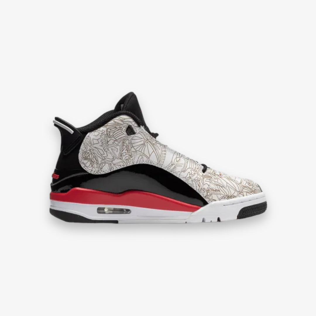 AIR JORDAN DUB ZERO GS WHITE/FIRE RED-BLACK DV1360-162 – Sneaker