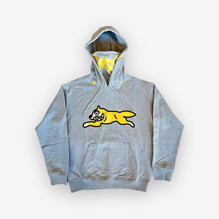 Ice Cream Overlap Hoodie Light Heather Grey