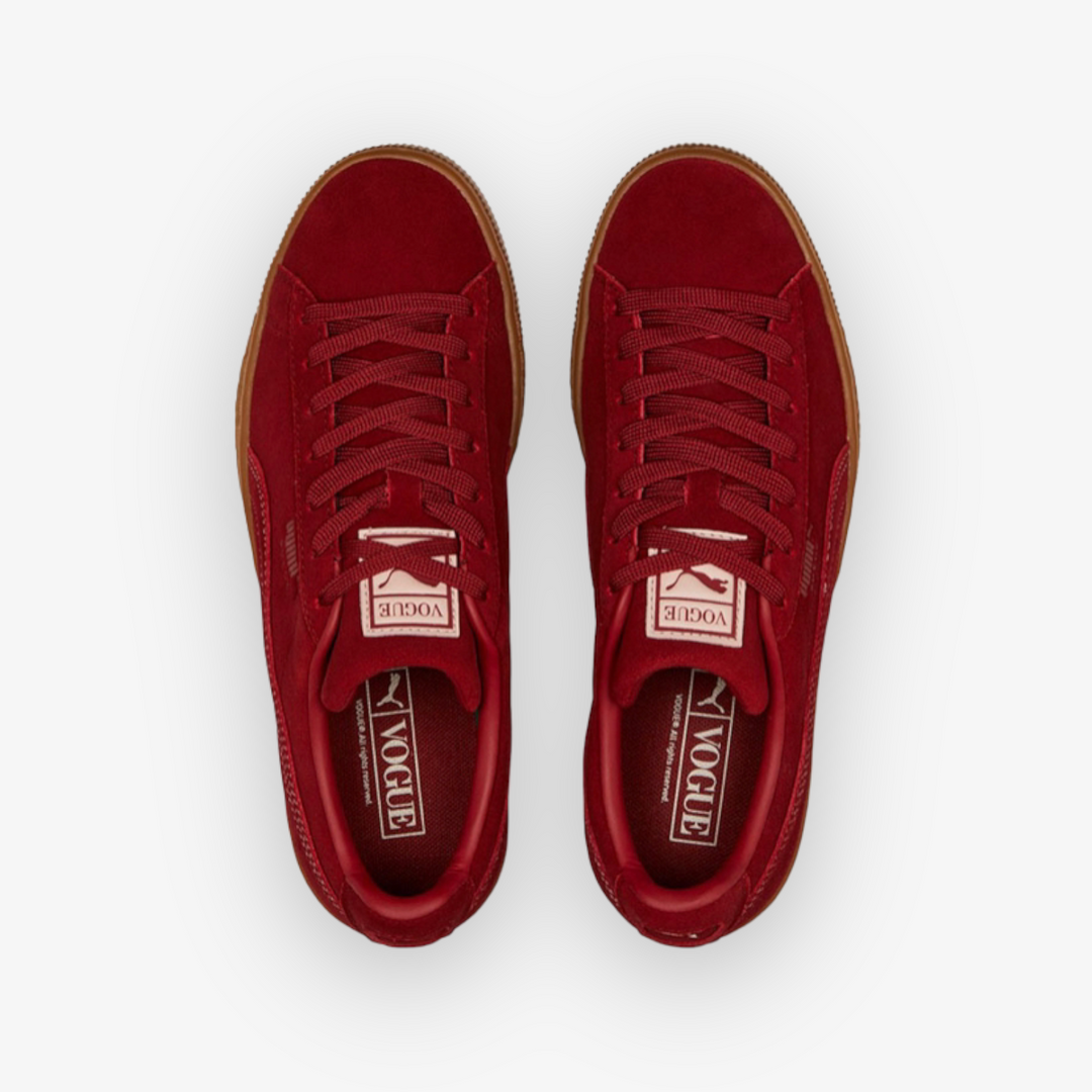 Women s Puma x Vogue Suede Classic Vogue Intense Red 387687 01 Sneaker Junkies