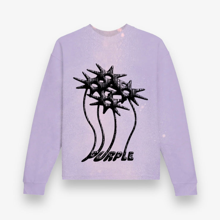 Purple Brand Textured Jersey LS Lavender