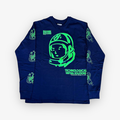 BBC BB Systematic LS Tee Evening Blue