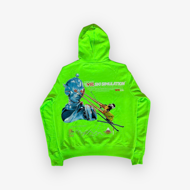 BBC BB VR Ski Hoodie Green Gecko