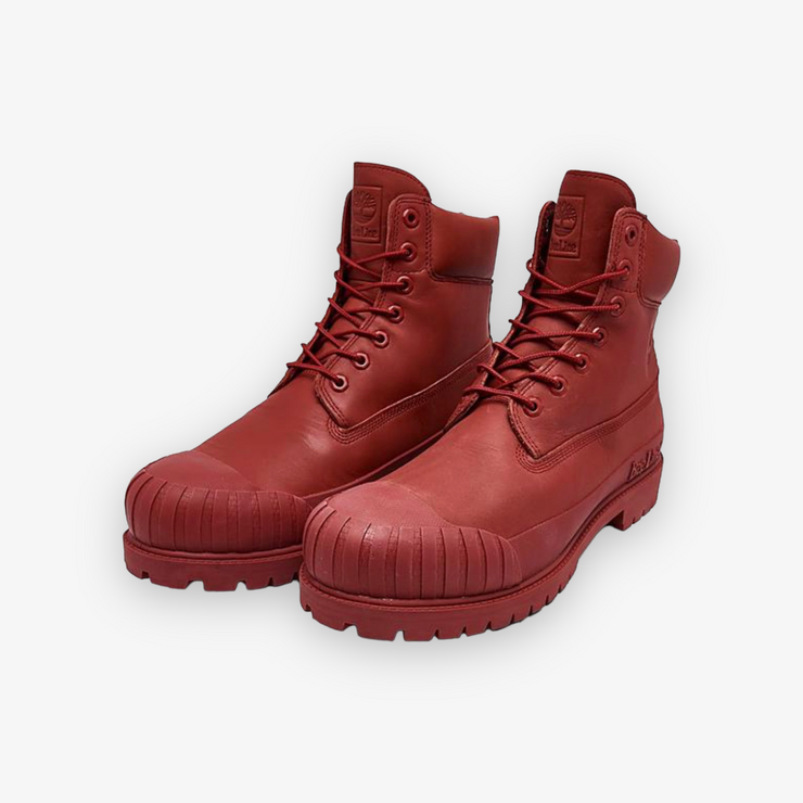 Timberland Bee Line Presented by Billionaire Boys Club Premium 6" Rubber Toe Waterproof Red Smooth TB0A5ZQ3-626