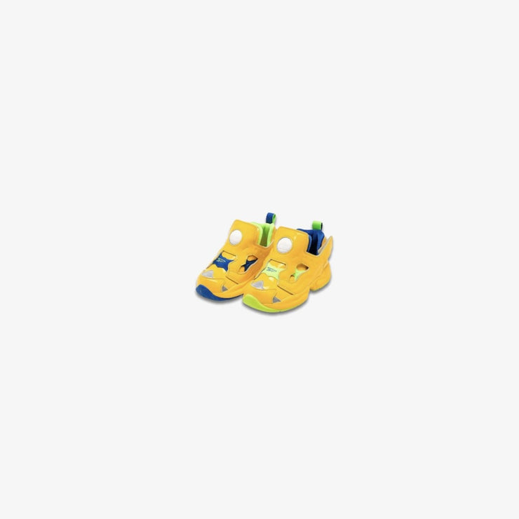 Reebok x Minion Versa Pump Fury Blaze Yellow Vital Blue Toddler FY3405