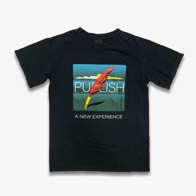 Publish A New Experience Graphic Black T-Shirt