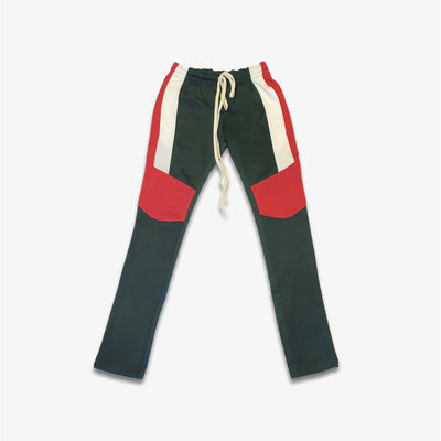 EPTM Color Block Track Pants 2.0 Green Red