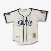 Headgear Homestead Grays Baseball Jersey White