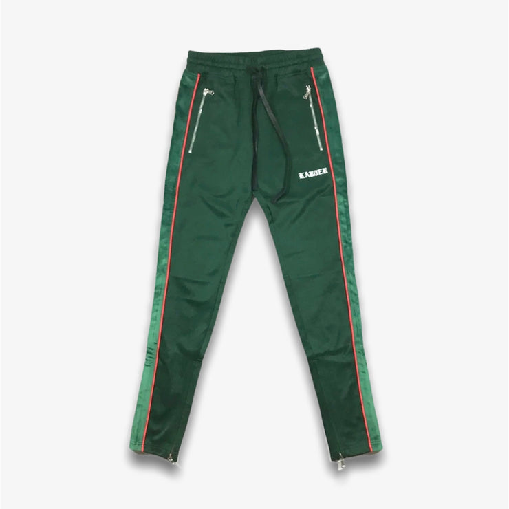 Karter Collection Galliano Track Pants Green