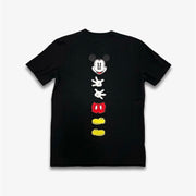 Iceberg T-shirt With Deconstructed Mickey Mouse Black