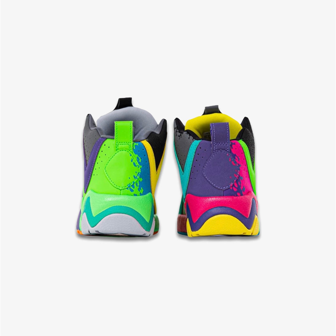 Reebok x Nerf Kamikaze II Black Solar Pink Grade School Sizes