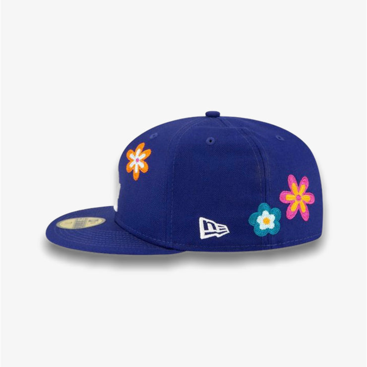 New Era Los Angeles Dodgers Fitted Flowers Pink Brim