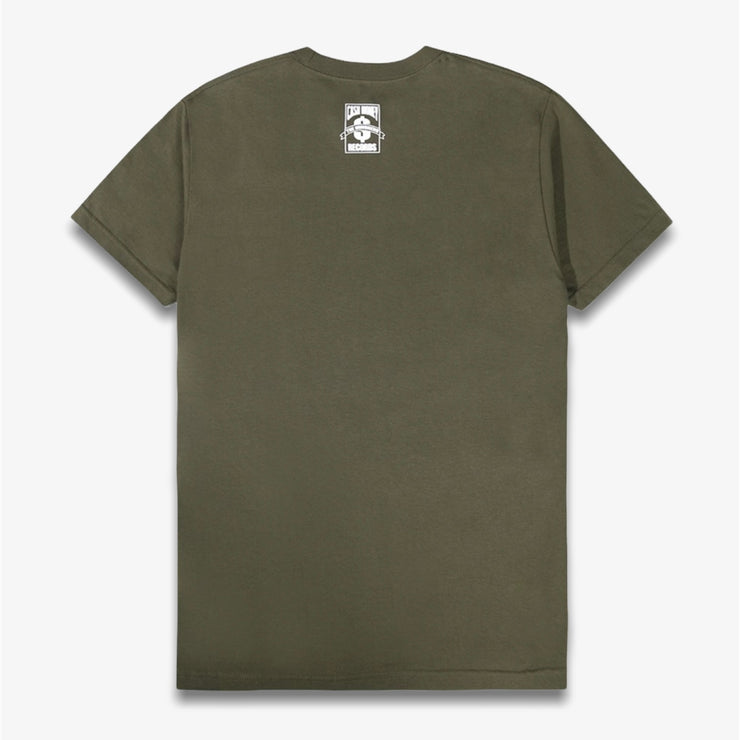 The Hundreds x Cash Money 400 Degreez T-Shirt Military Green