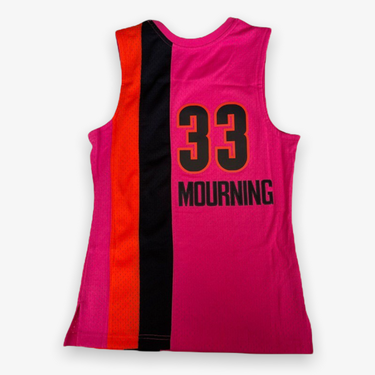 Mitchell & Ness NBA Swingman Jersey Heat 05 Alonzo Mourning Pink