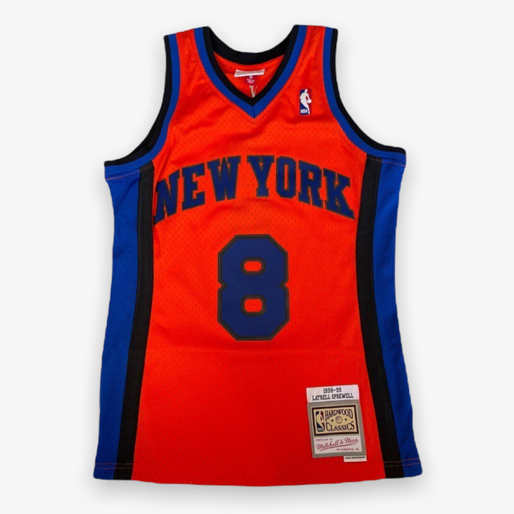 Mitchell & Ness NBA Swingman Jersey Knicks 98 Latrell Sprewell Orange