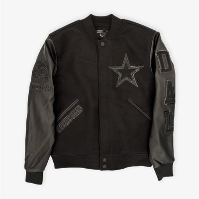 Pro Standard Dallas Cowboys Varsity Jacket Black Black