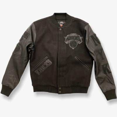 Pro Standard New York Knicks Varsity Jacket Black Black