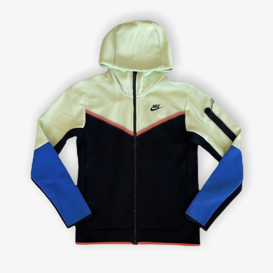 nike tech black blue yellow