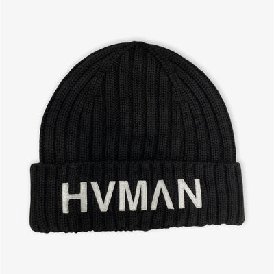 HVMAN Knit Hat Black
