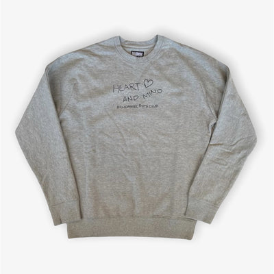 BBC BB Heart Crew Heather Grey