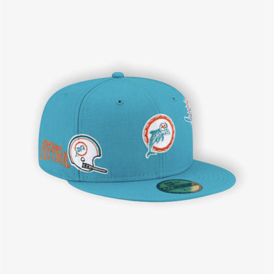 New Era Official "Just Don" Dolphins Teal fitted