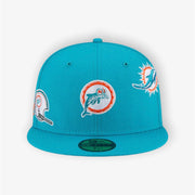 New Era Official "Just Don" Dolphins Teal fitted