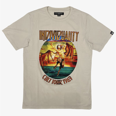 Cult of Individuality S/S Crew Tee Cult Tour Cream