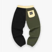 MARKET Color Block Sweatpants Navy and Pine