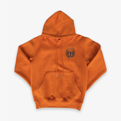 Sneaker Junkies Logo Embroided Hoodie Orange