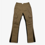 EPTM Flare Cargo Pants Brown