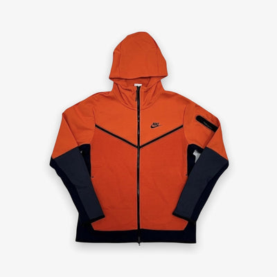 Nike Sportswear Tech Fleece Men's Full-Zip Hoodie Orange Team Orange Black CU4489-869
