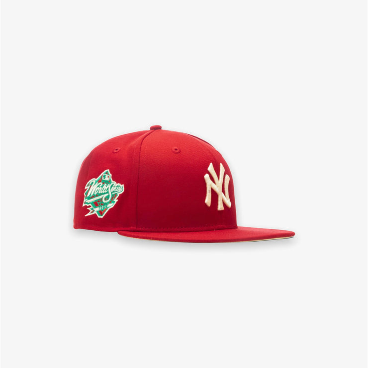 New Era State Fruit Yankees Fitted Red Cream