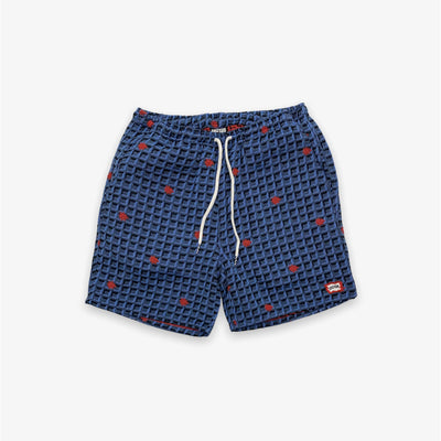 Ice Cream Waffle Short Dark Blue