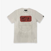 Cult of Individuality Short Sleeve Crew Neck Tee "Admit One" White