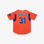 Mitchell & Ness MLB Mike Piazza BP Jersey New York Mets Jersey Orange