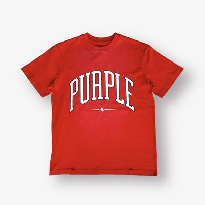 Purple Brand SS Tee Fiery Red Collegiate