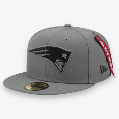 New Era x Alpha Industries New England Patriots Fitted Grey