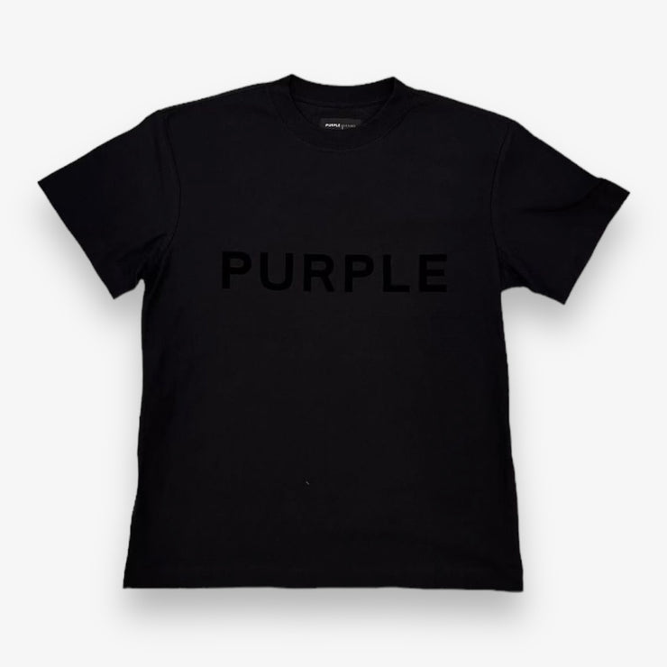 Purple Brand Textured Ss Tee wordmark Black Beauty