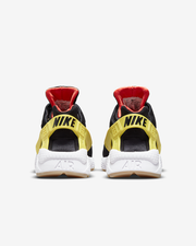Women s Nike Air Huarache Black White Team Orange Yellow Strike